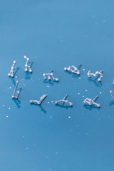 925 Sterling Silver CZ Constellation Stud Earrings-Earrings-Krush Kandy, Women's Online Fashion Boutique Located in Phoenix, Arizona (Scottsdale Area)