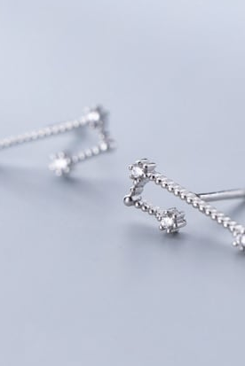 925 Sterling Silver CZ Constellation Stud Earrings-Earrings-Krush Kandy, Women's Online Fashion Boutique Located in Phoenix, Arizona (Scottsdale Area)