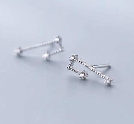 925 Sterling Silver CZ Constellation Stud Earrings-Earrings-Krush Kandy, Women's Online Fashion Boutique Located in Phoenix, Arizona (Scottsdale Area)