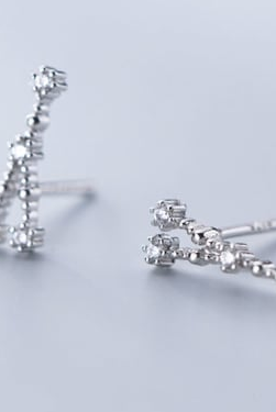 925 Sterling Silver CZ Constellation Stud Earrings-Earrings-Krush Kandy, Women's Online Fashion Boutique Located in Phoenix, Arizona (Scottsdale Area)