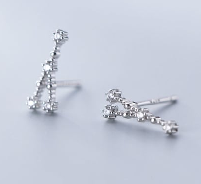 925 Sterling Silver CZ Constellation Stud Earrings-Earrings-Krush Kandy, Women's Online Fashion Boutique Located in Phoenix, Arizona (Scottsdale Area)