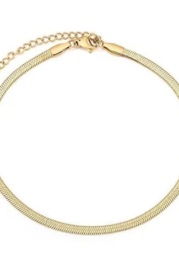 Sterling Snake Chain Anklet-Anklets-Krush Kandy, Women's Online Fashion Boutique Located in Phoenix, Arizona (Scottsdale Area)