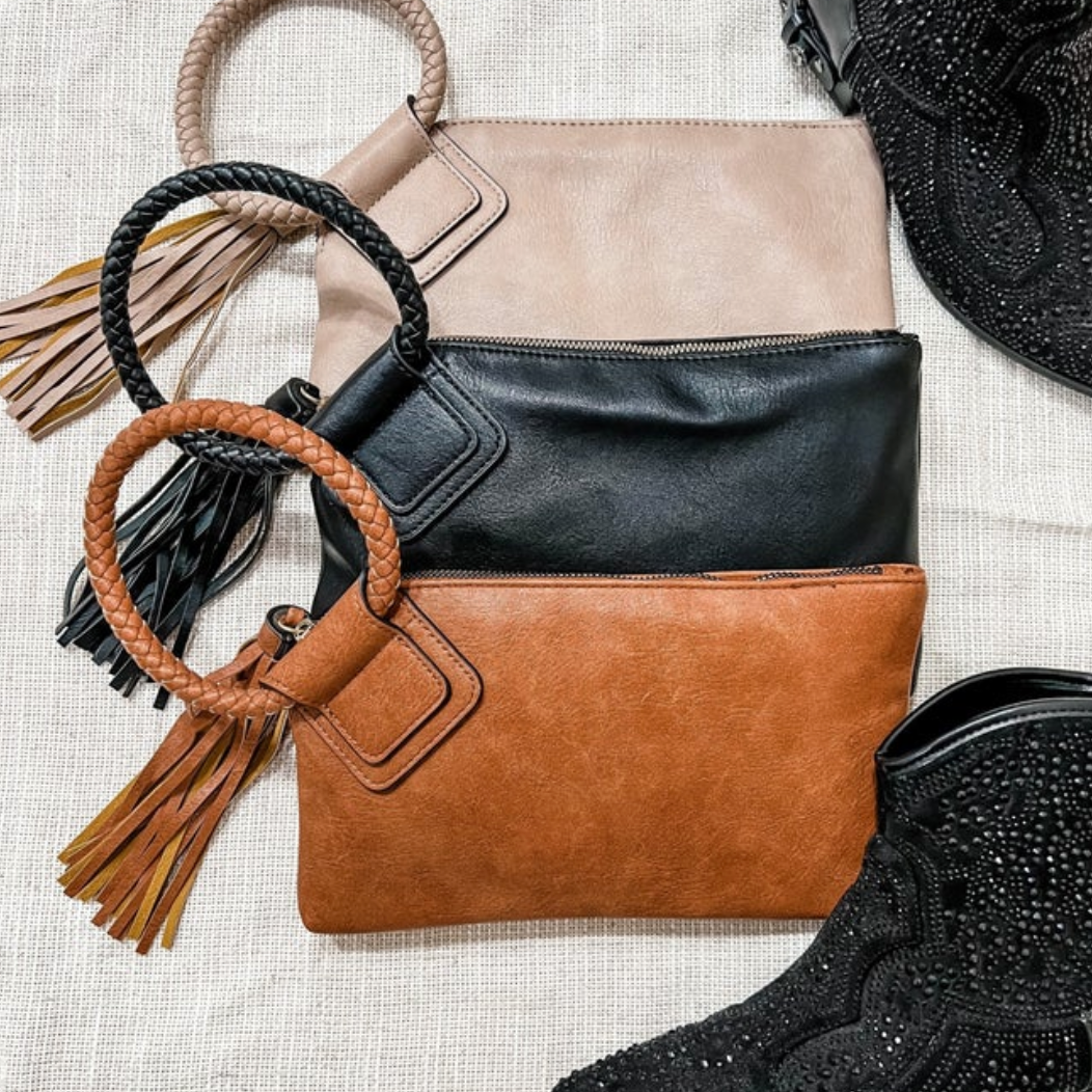 Festival Feels Boho Tassel Wristlet Clutch | 5 colors!-Purses & Bags-Krush Kandy, Women's Online Fashion Boutique Located in Phoenix, Arizona (Scottsdale Area)