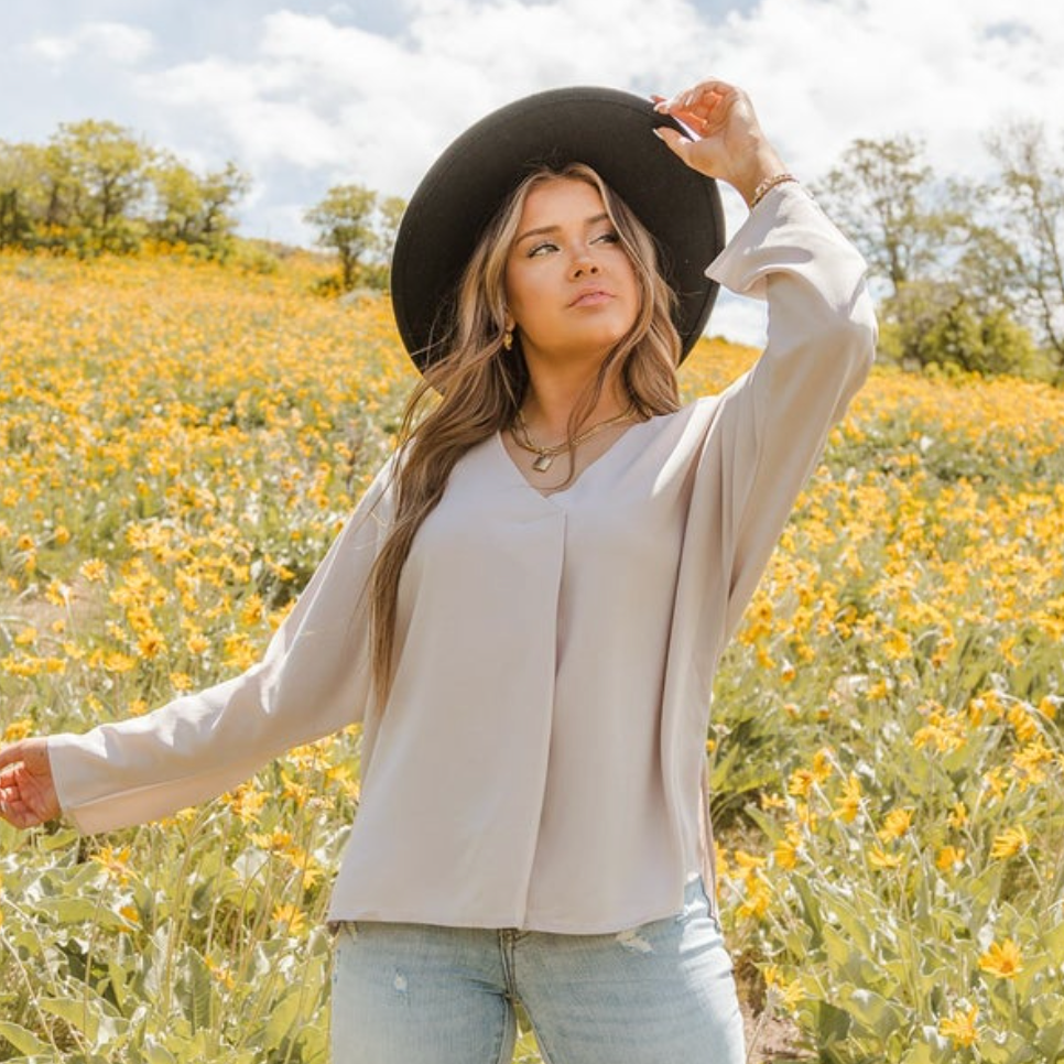 My Priority V Neck Shirt | S-2X, 10 Colors-Short Sleeve Tops-Krush Kandy, Women's Online Fashion Boutique Located in Phoenix, Arizona (Scottsdale Area)