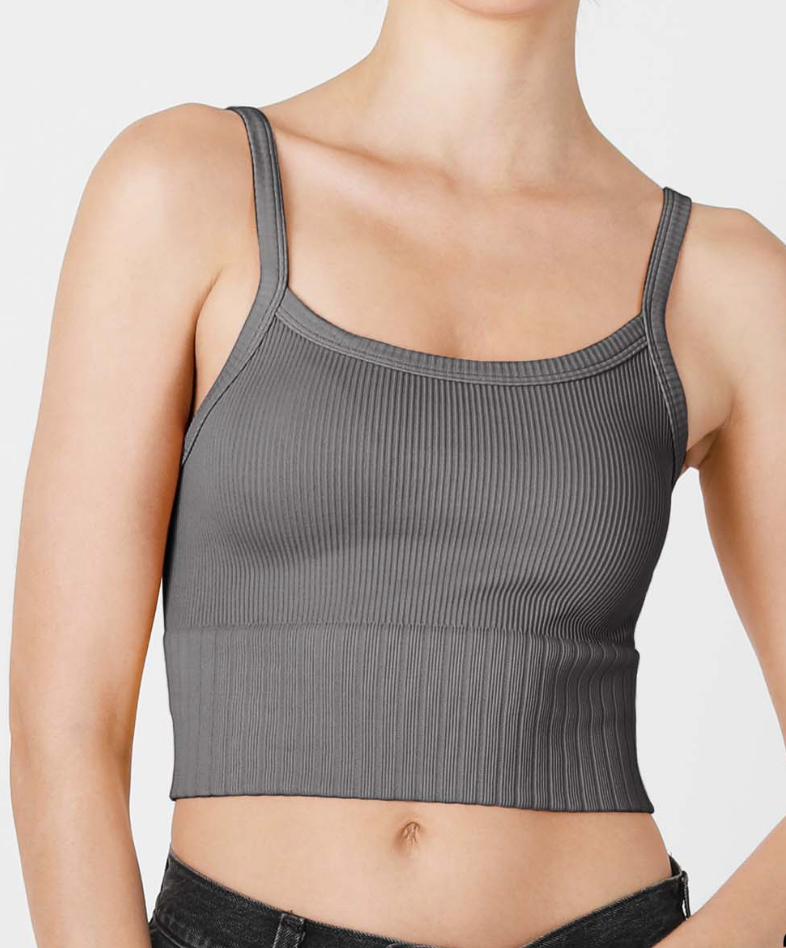 NIKI BIKI Wide Ribbed Band Tank Top-Tanks-Krush Kandy, Women's Online Fashion Boutique Located in Phoenix, Arizona (Scottsdale Area)