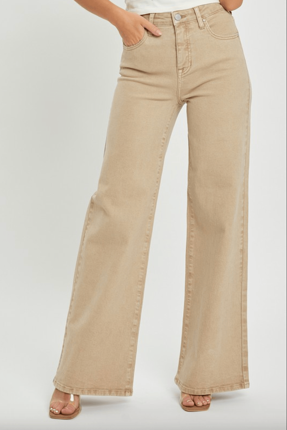 FALL RISEN High Rise Non Distressed 90's Wide Leg-Jeans-Krush Kandy, Women's Online Fashion Boutique Located in Phoenix, Arizona (Scottsdale Area)