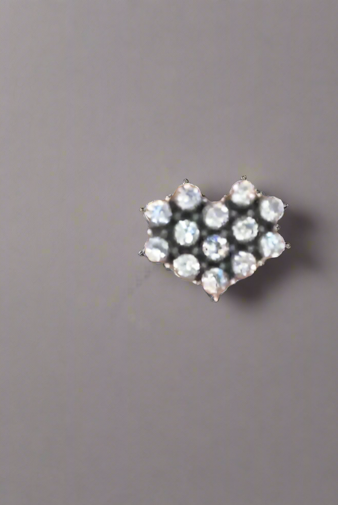 Pixelated Heart Cluster Ring-Cluster Rings-Krush Kandy, Women's Online Fashion Boutique Located in Phoenix, Arizona (Scottsdale Area)