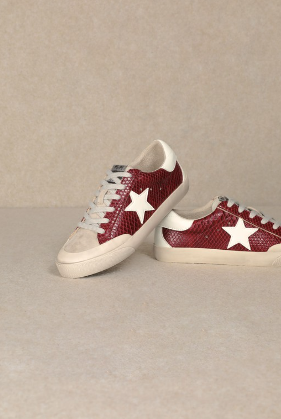 Sadie Star Sneakers, Red-Sneakers-Krush Kandy, Women's Online Fashion Boutique Located in Phoenix, Arizona (Scottsdale Area)