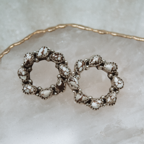 Destiny Stone Earrings-Stud Earrings-Krush Kandy, Women's Online Fashion Boutique Located in Phoenix, Arizona (Scottsdale Area)