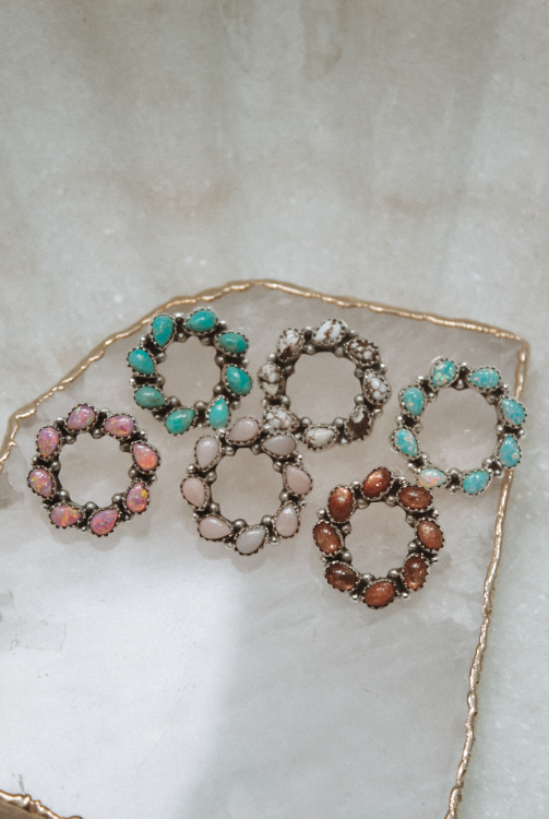 Destiny Stone Earrings-Stud Earrings-Krush Kandy, Women's Online Fashion Boutique Located in Phoenix, Arizona (Scottsdale Area)