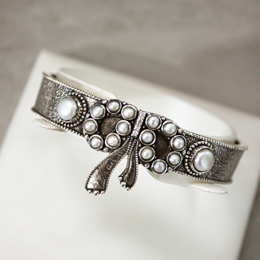 Southern Belle Bow Cuff-Chain Bracelets-Krush Kandy, Women's Online Fashion Boutique Located in Phoenix, Arizona (Scottsdale Area)