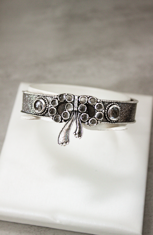 Southern Belle Bow Cuff-Chain Bracelets-Krush Kandy, Women's Online Fashion Boutique Located in Phoenix, Arizona (Scottsdale Area)