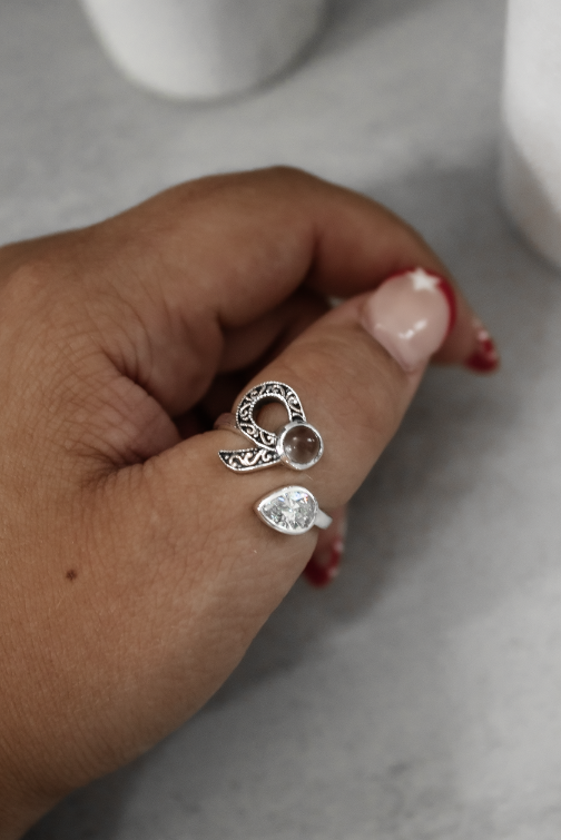 Unraveling Bow Ring-Cluster Rings-Krush Kandy, Women's Online Fashion Boutique Located in Phoenix, Arizona (Scottsdale Area)