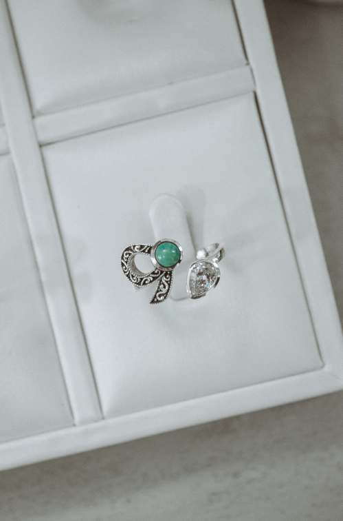 Unraveling Bow Ring-Cluster Rings-Krush Kandy, Women's Online Fashion Boutique Located in Phoenix, Arizona (Scottsdale Area)