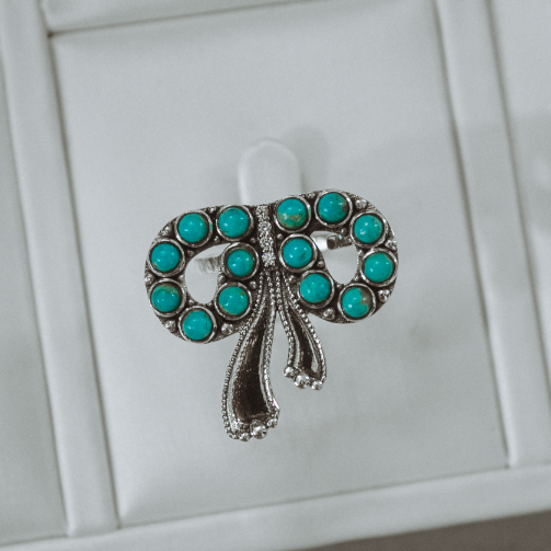 Twisted Treasure Bow Ring-Cluster Rings-Krush Kandy, Women's Online Fashion Boutique Located in Phoenix, Arizona (Scottsdale Area)