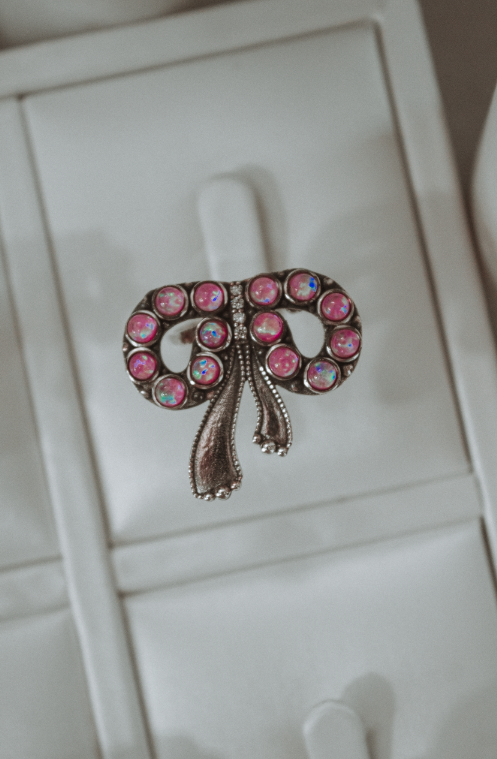 Twisted Treasure Bow Ring-Cluster Rings-Krush Kandy, Women's Online Fashion Boutique Located in Phoenix, Arizona (Scottsdale Area)