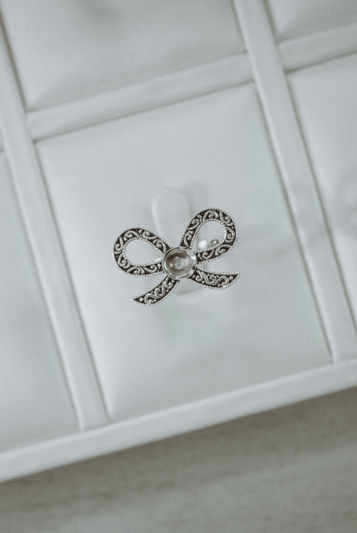 Stamped Bow Ring-Cluster Rings-Krush Kandy, Women's Online Fashion Boutique Located in Phoenix, Arizona (Scottsdale Area)