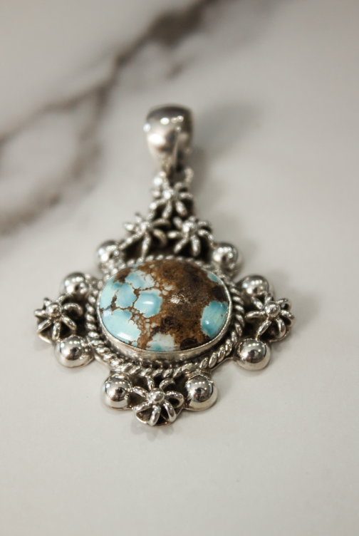 Mini Golden Hills Stone Pendant-Pendant Necklaces-Krush Kandy, Women's Online Fashion Boutique Located in Phoenix, Arizona (Scottsdale Area)