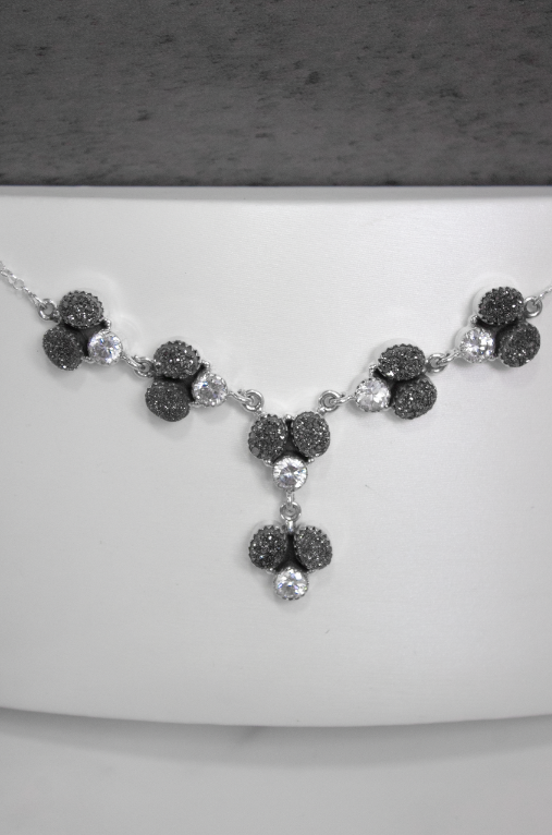 Druzy & CZ Lariat Stone Necklaces-Lariat and Y Necklaces-Krush Kandy, Women's Online Fashion Boutique Located in Phoenix, Arizona (Scottsdale Area)