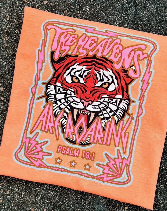 The Heavens Are Roaring Graphic Tee-Graphic Tees-Krush Kandy, Women's Online Fashion Boutique Located in Phoenix, Arizona (Scottsdale Area)