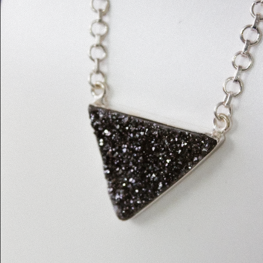 Trinity's Krushed Druzy Necklace-Chain Necklaces-Krush Kandy, Women's Online Fashion Boutique Located in Phoenix, Arizona (Scottsdale Area)