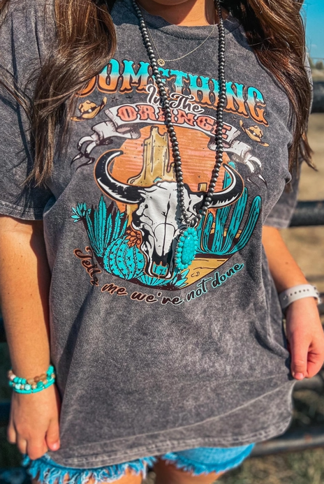 Something in the Orange Graphic Tee-Graphic Tees-Krush Kandy, Women's Online Fashion Boutique Located in Phoenix, Arizona (Scottsdale Area)
