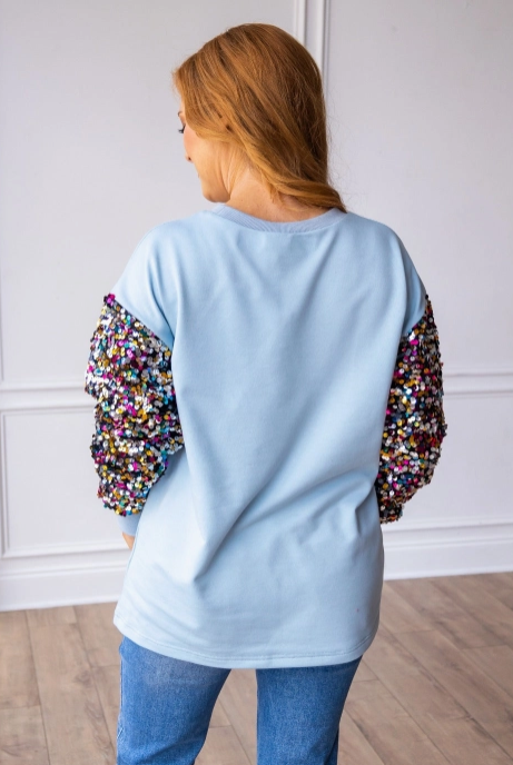 Sequined Nutcracker Sweatshirt Graphic-Graphic Tees-Krush Kandy, Women's Online Fashion Boutique Located in Phoenix, Arizona (Scottsdale Area)
