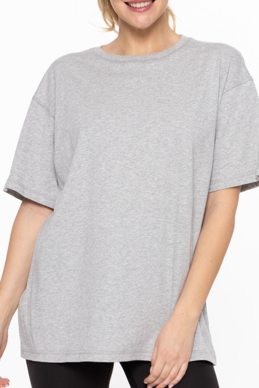 Naturally Cozy Organic Cotton Boyfriend Tee-Tops-Krush Kandy, Women's Online Fashion Boutique Located in Phoenix, Arizona (Scottsdale Area)