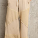 Contrast Ribbed Knit Culottes Pants-Pants-Krush Kandy, Women's Online Fashion Boutique Located in Phoenix, Arizona (Scottsdale Area)