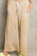 Contrast Ribbed Knit Culottes Pants-Pants-Krush Kandy, Women's Online Fashion Boutique Located in Phoenix, Arizona (Scottsdale Area)