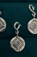 Sterling Silver Aztec Design Charm-Necklaces-Krush Kandy, Women's Online Fashion Boutique Located in Phoenix, Arizona (Scottsdale Area)