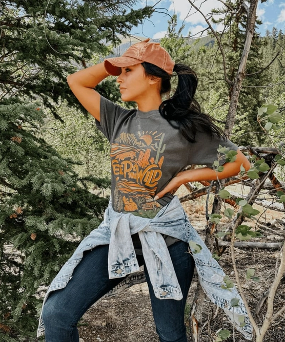 Keep Me Wild Oversized Graphic Tee-Graphic Tees-Krush Kandy, Women's Online Fashion Boutique Located in Phoenix, Arizona (Scottsdale Area)