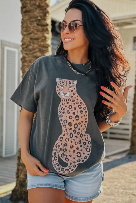 Leopard Queen Graphic Tee-Graphic Tees-Krush Kandy, Women's Online Fashion Boutique Located in Phoenix, Arizona (Scottsdale Area)