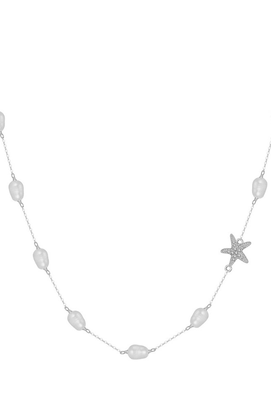 Pearl Star Dainty Necklace-Necklaces-Krush Kandy, Women's Online Fashion Boutique Located in Phoenix, Arizona (Scottsdale Area)