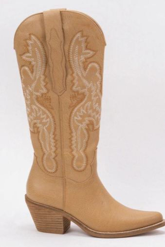 Western Chic Heeled Boots-Boots-Krush Kandy, Women's Online Fashion Boutique Located in Phoenix, Arizona (Scottsdale Area)