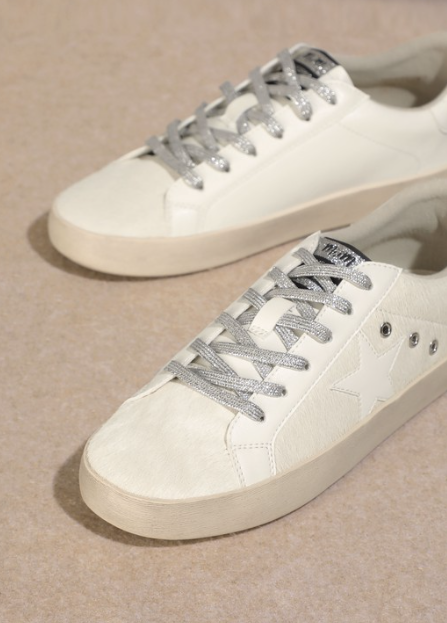 Star Struck White Sneakers-Sneakers-Krush Kandy, Women's Online Fashion Boutique Located in Phoenix, Arizona (Scottsdale Area)