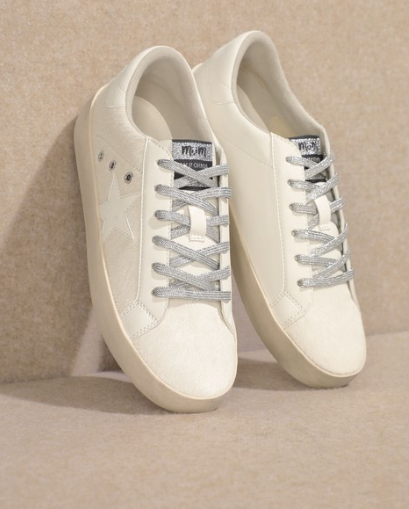 Star Struck White Sneakers-Sneakers-Krush Kandy, Women's Online Fashion Boutique Located in Phoenix, Arizona (Scottsdale Area)