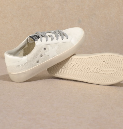 Star Struck White Sneakers-Sneakers-Krush Kandy, Women's Online Fashion Boutique Located in Phoenix, Arizona (Scottsdale Area)