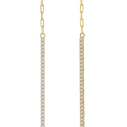 Tassel Minimalist Threader Earrings-Earrings-Krush Kandy, Women's Online Fashion Boutique Located in Phoenix, Arizona (Scottsdale Area)