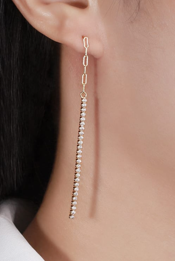 Tassel Minimalist Threader Earrings-Earrings-Krush Kandy, Women's Online Fashion Boutique Located in Phoenix, Arizona (Scottsdale Area)
