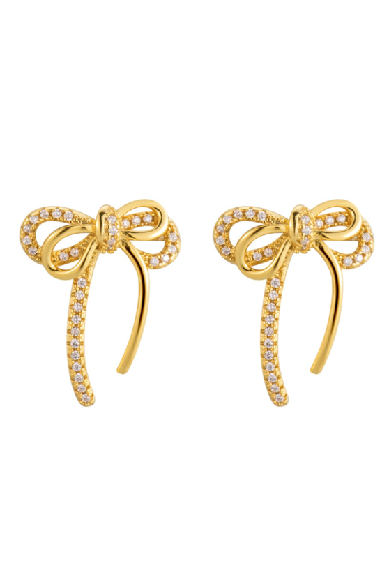 Bowknot Dainty Stud Earrings-Earrings-Krush Kandy, Women's Online Fashion Boutique Located in Phoenix, Arizona (Scottsdale Area)