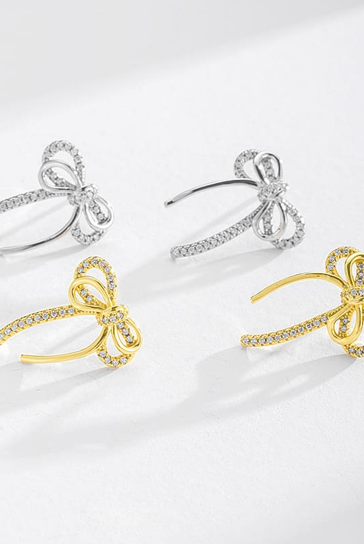 Bowknot Dainty Stud Earrings-Earrings-Krush Kandy, Women's Online Fashion Boutique Located in Phoenix, Arizona (Scottsdale Area)