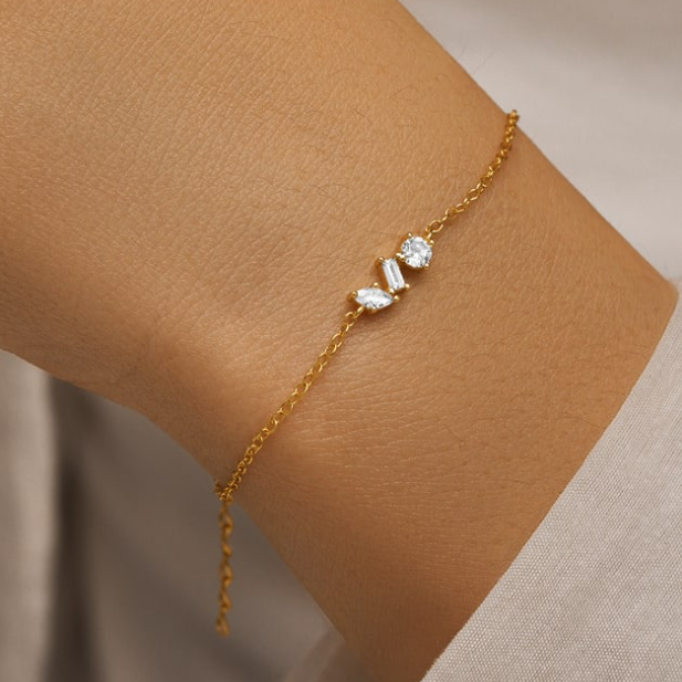 Minimalist Crystal Bracelet-Bracelets-Krush Kandy, Women's Online Fashion Boutique Located in Phoenix, Arizona (Scottsdale Area)