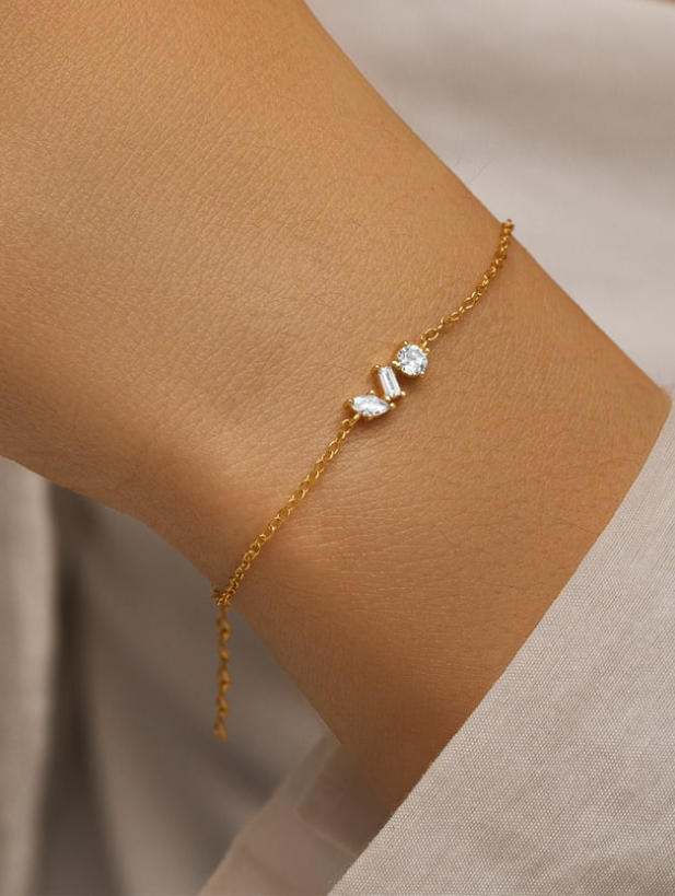 Minimalist Crystal Bracelet-Bracelets-Krush Kandy, Women's Online Fashion Boutique Located in Phoenix, Arizona (Scottsdale Area)