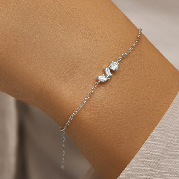 Minimalist Crystal Bracelet-Bracelets-Krush Kandy, Women's Online Fashion Boutique Located in Phoenix, Arizona (Scottsdale Area)