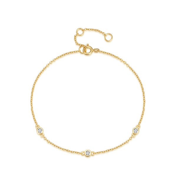 Mini Crystal Stone Bracelet-Bracelets-Krush Kandy, Women's Online Fashion Boutique Located in Phoenix, Arizona (Scottsdale Area)