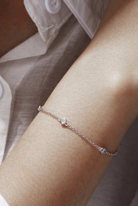 Mini Crystal Stone Bracelet-Bracelets-Krush Kandy, Women's Online Fashion Boutique Located in Phoenix, Arizona (Scottsdale Area)