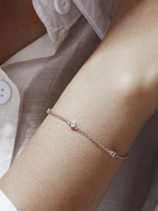 Mini Crystal Stone Bracelet-Bracelets-Krush Kandy, Women's Online Fashion Boutique Located in Phoenix, Arizona (Scottsdale Area)