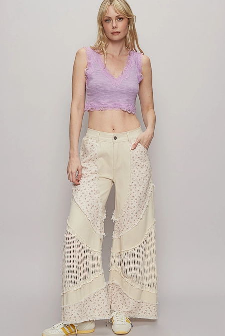 POL Woven Floral Print Pants-Pants-Krush Kandy, Women's Online Fashion Boutique Located in Phoenix, Arizona (Scottsdale Area)