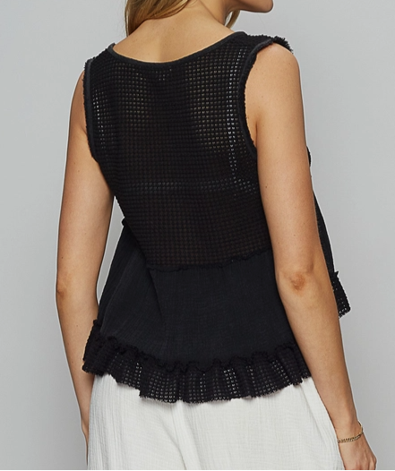 Knit Baby Doll Top-Tops-Krush Kandy, Women's Online Fashion Boutique Located in Phoenix, Arizona (Scottsdale Area)